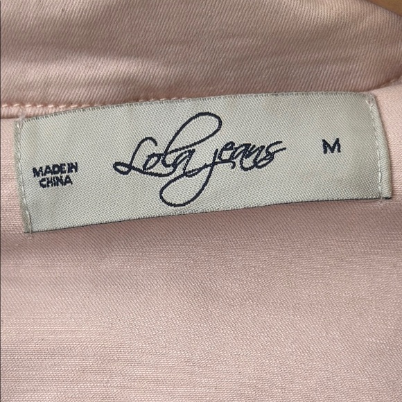 Pink Jean jacket size Medium - Picture 6 of 11